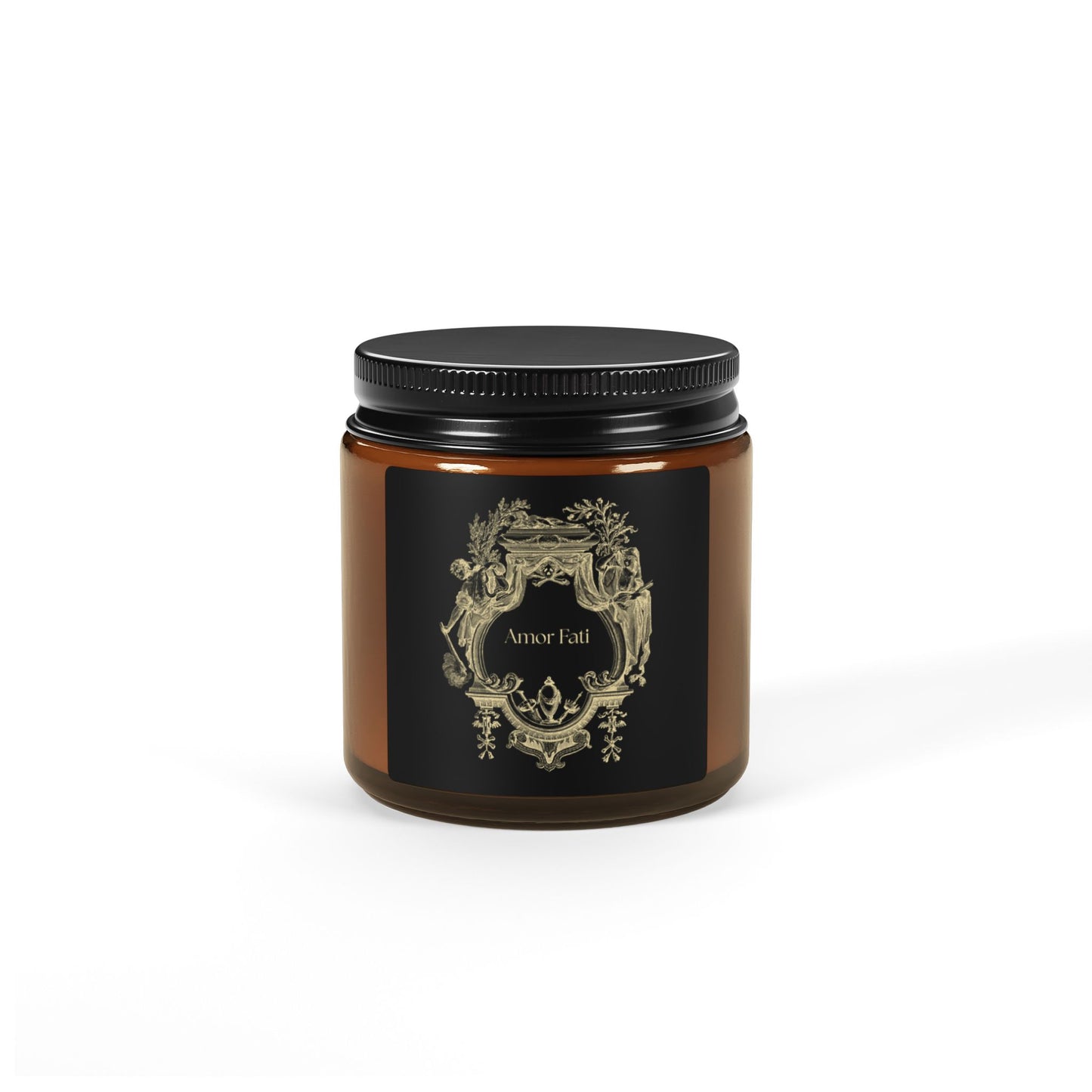 Amor Fati Candle | Stoic Philosophy Candle | Dark Academia Home Decor | Latin Gothic Candle