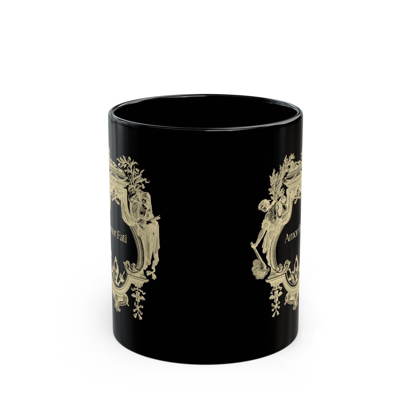 Amor Fati Mug | Stoic Philosophy Coffee Mug | Dark Academia Ceramic Mug | Latin Quote Mug