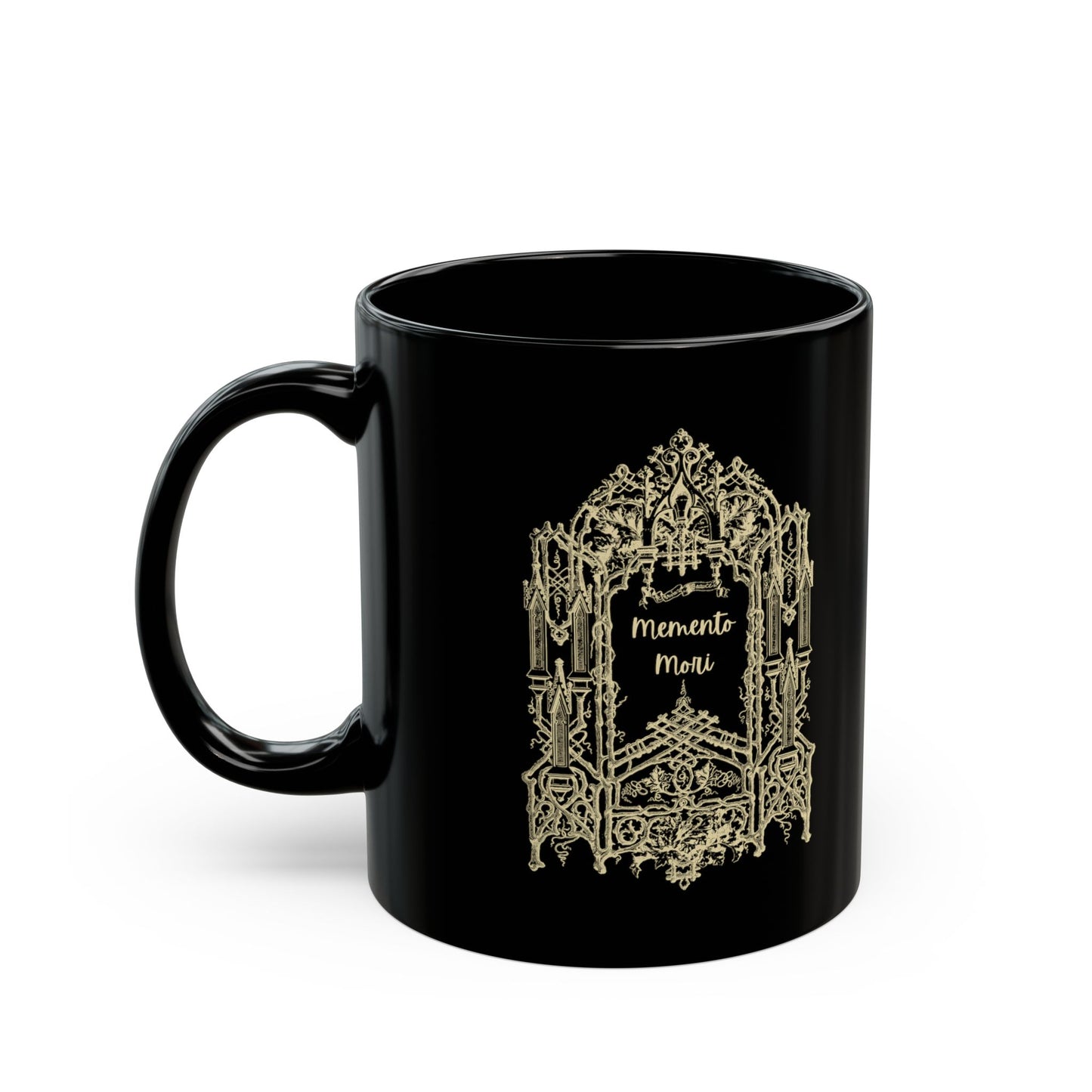 Memento Mori Mug | Latin Philosophy Coffee Mug | Dark Academia Ceramic Mug | Stoic Quote Mug