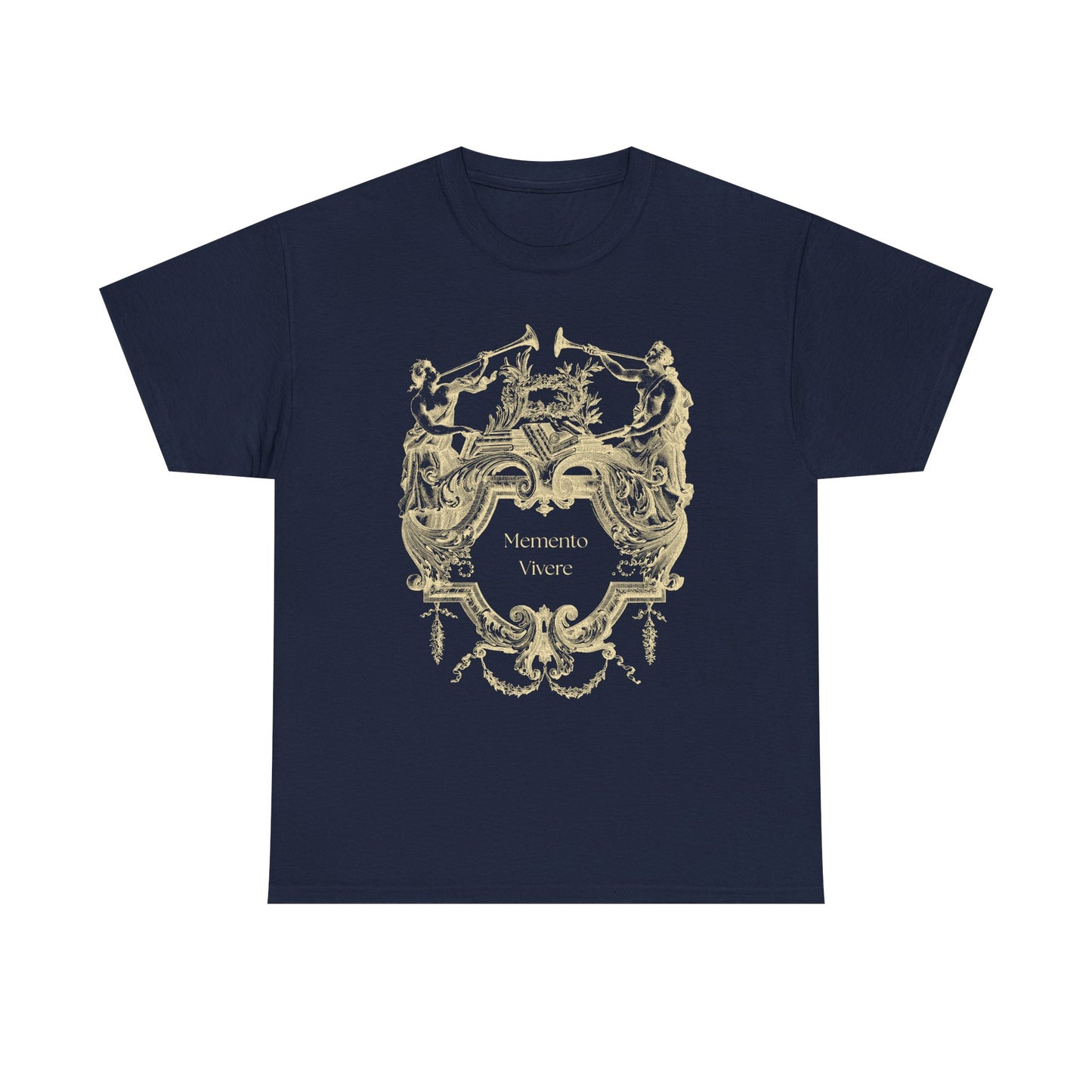 Unisex Memento Vivere T-Shirt | Latin Quote Shirt | Dark Academia Apparel | Philosophy Gothic Tee